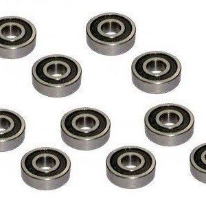 3RB-MR104-2RS_10 Cuscinetti a sfera Double Rubber Seals Bearing 4 x 10 x 4 mm ( 10 pcs) - 3Racing