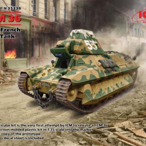 35336 ICM 1/35 FCM 36, WWII French Light Tank (100% new molds)