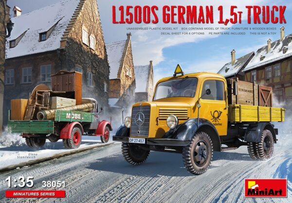 38051 1/35 L1500S German 1,5t Truck MINI ART