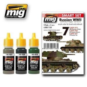 AMIG7136 Set colori RUSSIAN WWII COLORS AMMO OF MIG