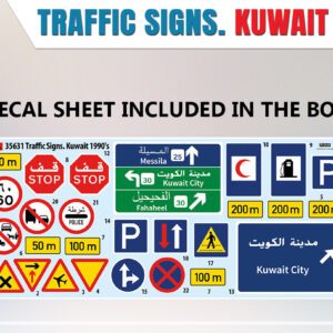35631 1/35 Traffic Signs. Kuwait 1990s MINI ART