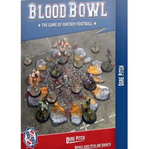 200-82 Blood Bowl Ogre Pitch: Double-sided Pitch and Dugouts (Inglese)