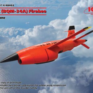 48403 ICM  1/48 Q-2C (BQM-34A) Firebee, US Drone (2 airplanes and pilons) (100% new molds)