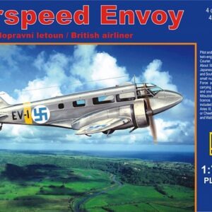 92098 1/72 Airspeed Envoy, Castor engine (4 decal v. for Czechoslovakia, Luftwaffe, Croatia) Photoetched Parts + Resin parts RS MODELS