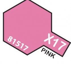X-17 Pink TAMIYA 81517 MINI 10ml colore acrilico