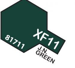 XF-11 J.N. Green TAMIYA 81711 MINI 10ml Colore Acrilico Opaco Verde