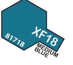 XF-18 Medium Blue TAMIYA 81718 MINI 10ml Colore Acrilico Opaco Blu Medio