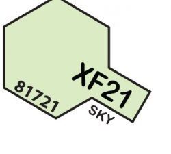 XF-21 Sky TAMIYA 81721 MINI 10ml Colore Acrilico Opaco