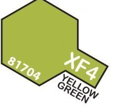 XF-4 Yellow Green TAMIYA 81704 MINI 10ml Colore acrilico Opaco