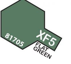 XF-5 Flat Green TAMIYA 81705 MINI 10ml Colore Acrilico Opaco