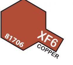 XF-6 Copper TAMIYA 81706 MINI 10ml Acrilico Opaco