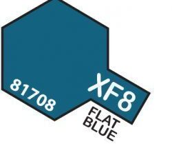 XF-8 Flat Blue TAMIYA 81708 MINI 10ml Colore Acrilico Opaco Blu