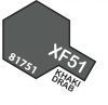 XF-51 Khaki Drab  TAMIYA 81751 MINI 10ml Colore Acrilico Opaco