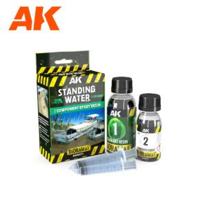 AK-8231 Acqua Stagnante AK INTERACTIVE Resin Stagnant Water Components Epoxy Resin 180ml