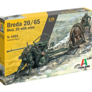 6464 1/35 Breda 20/65 Mod. 35 with Crew ITALERI