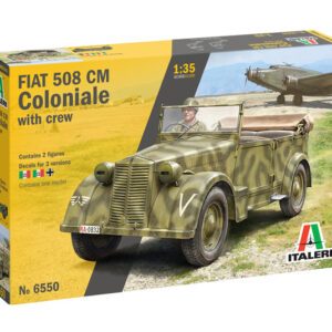 6550 ITALERI 1/35 Fiat 508 CM Coloniale with Crew