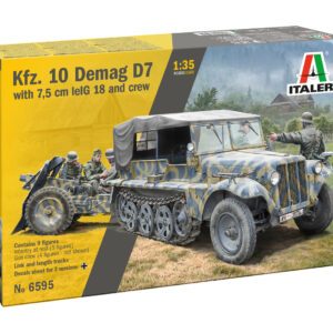 6595 ITALERI  1/35 Kfz. 10 Demag D7 with 7,5 cm leIG 18 and crew