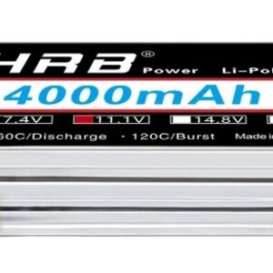 HRB 3S 4000 mAh Lipo 60C XT60 Softcase
