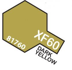 XF-60 Dark Yellow TAMIYA 81760 MINI 10ml Colore Acrilico Opaco Giallo scuro