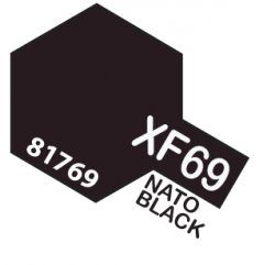 XF-69 NATO Black TAMIYA 81769 MINI 10ml Colore Acrilico Opaco