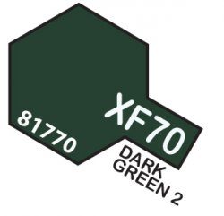XF-70 Dark Green TAMIYA 81770 MINI 10ml Colore Acrilico Opaco