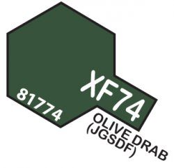 XF-74 OliveDrab(JGSDF) TAMIYA 81774 MINI 10ml Colore acrilico opaco