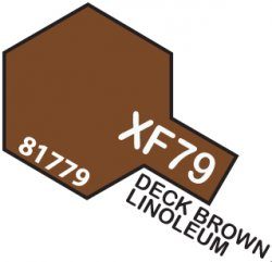 XF-79 Lin. Deck Brown TAMIYA 81779 MINI 10ml Colore acrilico opaco