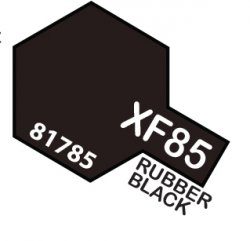 XF-85 Rubber Black TAMIYA 81785 MINI 10ml Colore acrilico opaco