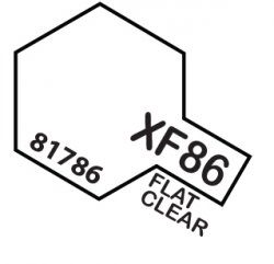 XF-86 Flat Clear TAMIYA 81786 MINI 10ml Colore acrilico opaco
