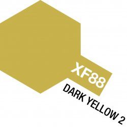 XF-88 Dark Yellow 2 TAMIYA 81788 MINI 10ml Colore acrilico opaco