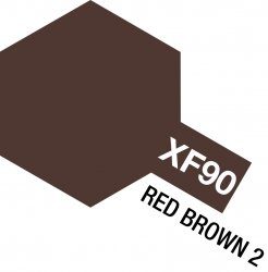 XF-90 Red Brown 2 TAMIYA 81790 MINI 10ml Colore acrilico opaco