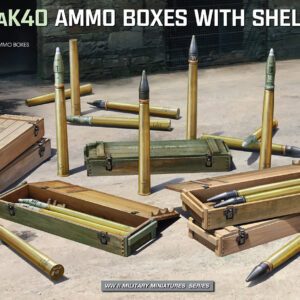 35398 1/35 7.5cm PaK40 Ammo Boxes with Shells Set 1