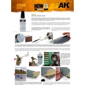 AK9323 Adesivo per parti trasparenti Magic Glue 30 ml