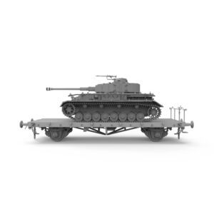 BT025 BORDER MODEL 1/35 Panzer Kpfw. IV Ausf. J Early con Mid RailWay Flatbed Ommr