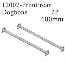 12007 Front/Rear Dogbone 100mm RADIOKONTROL