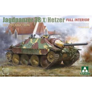 TKM2171 1/35 Jagdpanzer 38(T) Hetzer Mid Production con interni completi