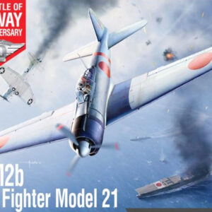 12352 1/48 A6M2b Zero Fighter Model 21 The Battle of Midway 80th Anniversary