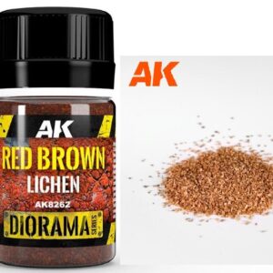 AK8262 Lichene rossastro Red Brown 35ml AK