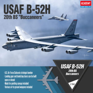 12622 1/144 USAF B-52H 20th BS Buccaneers ACADEMY