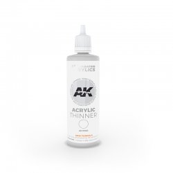 AK11500 DILUENTE Acrylic Thinner 100 ml 3rd Generation AK