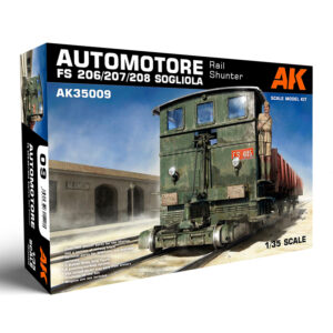 AK35009 1/35 Automotore FS 206/207/208 Sogliola Rail Shunter AK