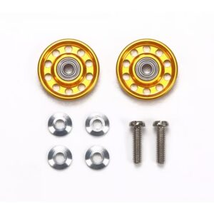 95704 TAMIYA ROTELLE ALLEGGERITE 13mm Senza Anello (GOLD)