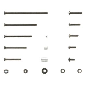 95233 TAMIYA Set Assortimento Viti Dadi 2mm BLACK [Limited Edition]