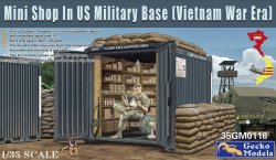 35GM0118 GECKO 1/35 Mini Shop in US Military Base (Vietnam War Era)