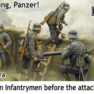 35256 MASTER BOX 1/35 German Infantrymen before the attack. WWI era. Achtung, Panzer!