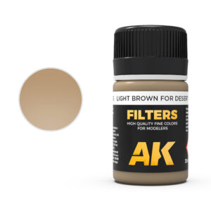 AK0065 Marrone chiaro per il giallo del deserto (filtro Afrika Korps) AK