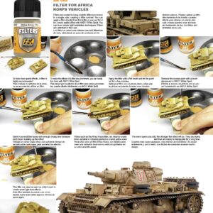 AK0065 Marrone chiaro per il giallo del deserto (filtro Afrika Korps) AK